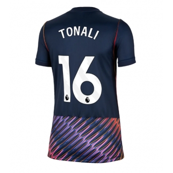 Tottenham Hotspur Sandro Tonali #16 Maglia Gara Trasferta Repliche 2026-27 Donna Maniche Corte